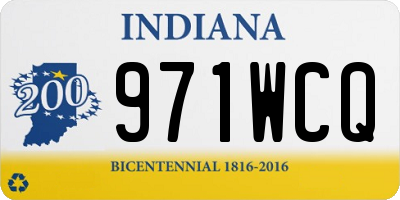 IN license plate 971WCQ