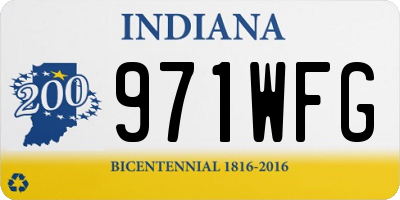 IN license plate 971WFG