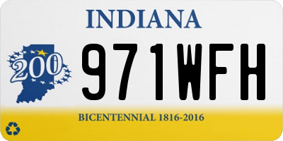IN license plate 971WFH