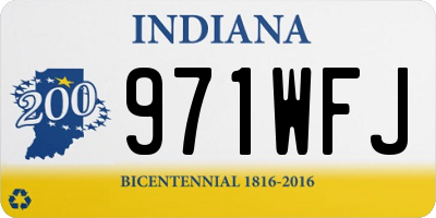 IN license plate 971WFJ