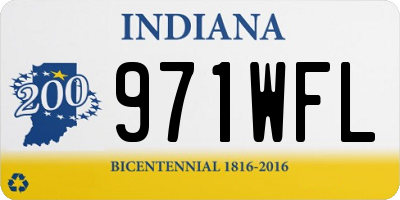 IN license plate 971WFL