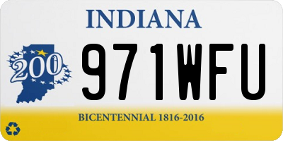 IN license plate 971WFU