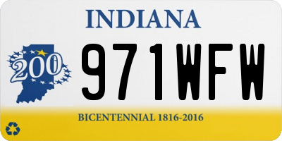 IN license plate 971WFW