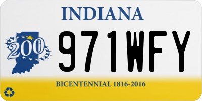 IN license plate 971WFY