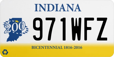 IN license plate 971WFZ