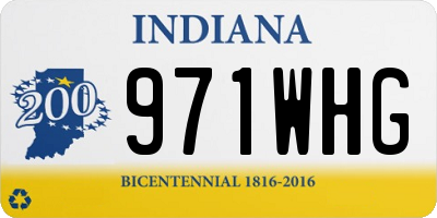 IN license plate 971WHG