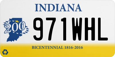 IN license plate 971WHL