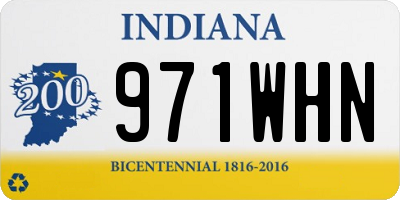 IN license plate 971WHN