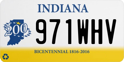 IN license plate 971WHV