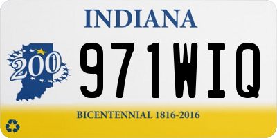 IN license plate 971WIQ