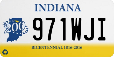 IN license plate 971WJI