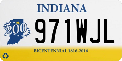 IN license plate 971WJL