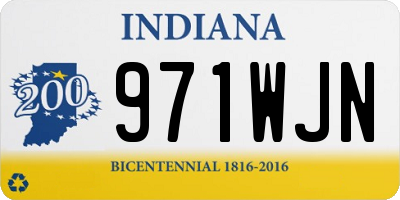 IN license plate 971WJN