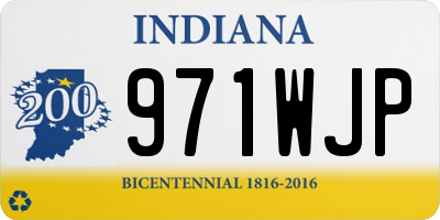 IN license plate 971WJP