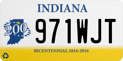 IN license plate 971WJT