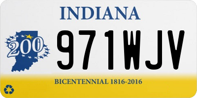 IN license plate 971WJV