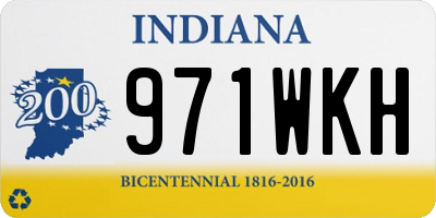 IN license plate 971WKH