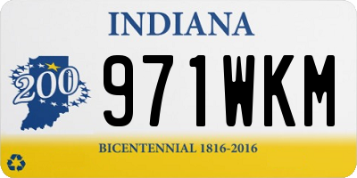 IN license plate 971WKM