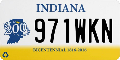 IN license plate 971WKN