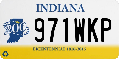 IN license plate 971WKP