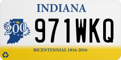 IN license plate 971WKQ