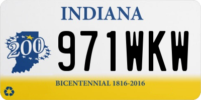 IN license plate 971WKW
