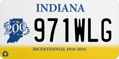 IN license plate 971WLG