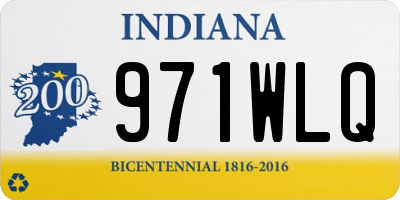 IN license plate 971WLQ