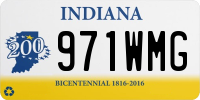IN license plate 971WMG
