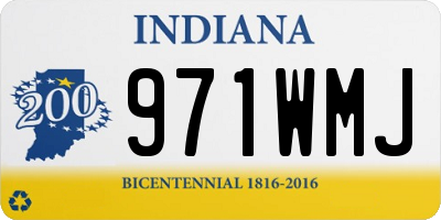 IN license plate 971WMJ