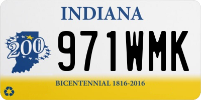 IN license plate 971WMK