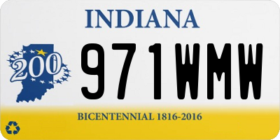 IN license plate 971WMW