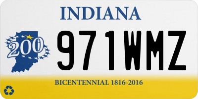 IN license plate 971WMZ