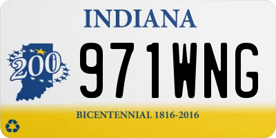 IN license plate 971WNG