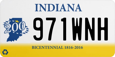 IN license plate 971WNH