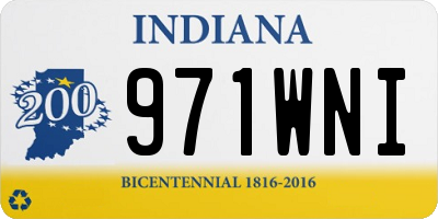 IN license plate 971WNI