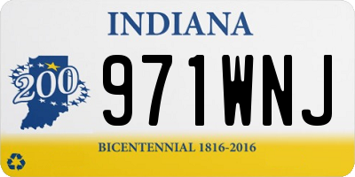 IN license plate 971WNJ