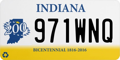 IN license plate 971WNQ