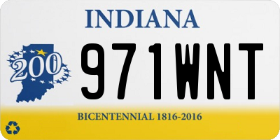 IN license plate 971WNT