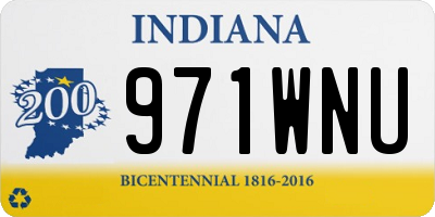 IN license plate 971WNU