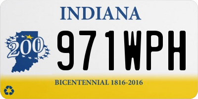 IN license plate 971WPH