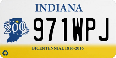 IN license plate 971WPJ