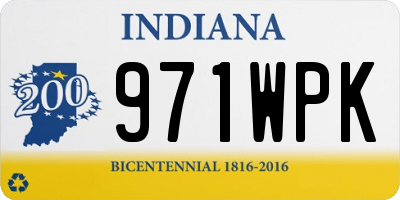 IN license plate 971WPK