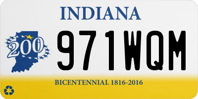 IN license plate 971WQM