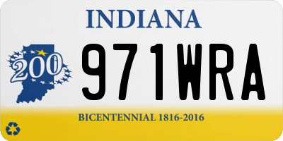 IN license plate 971WRA