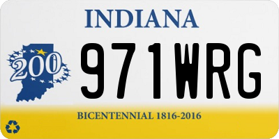 IN license plate 971WRG
