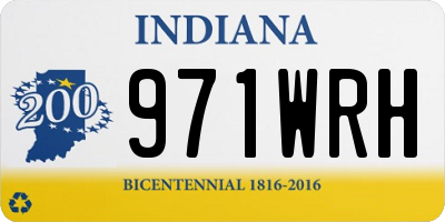 IN license plate 971WRH