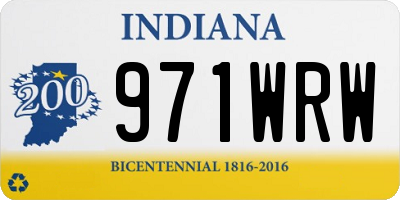 IN license plate 971WRW