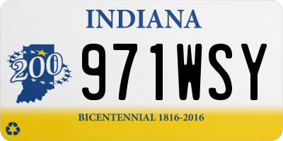 IN license plate 971WSY