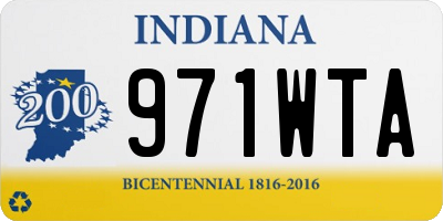 IN license plate 971WTA